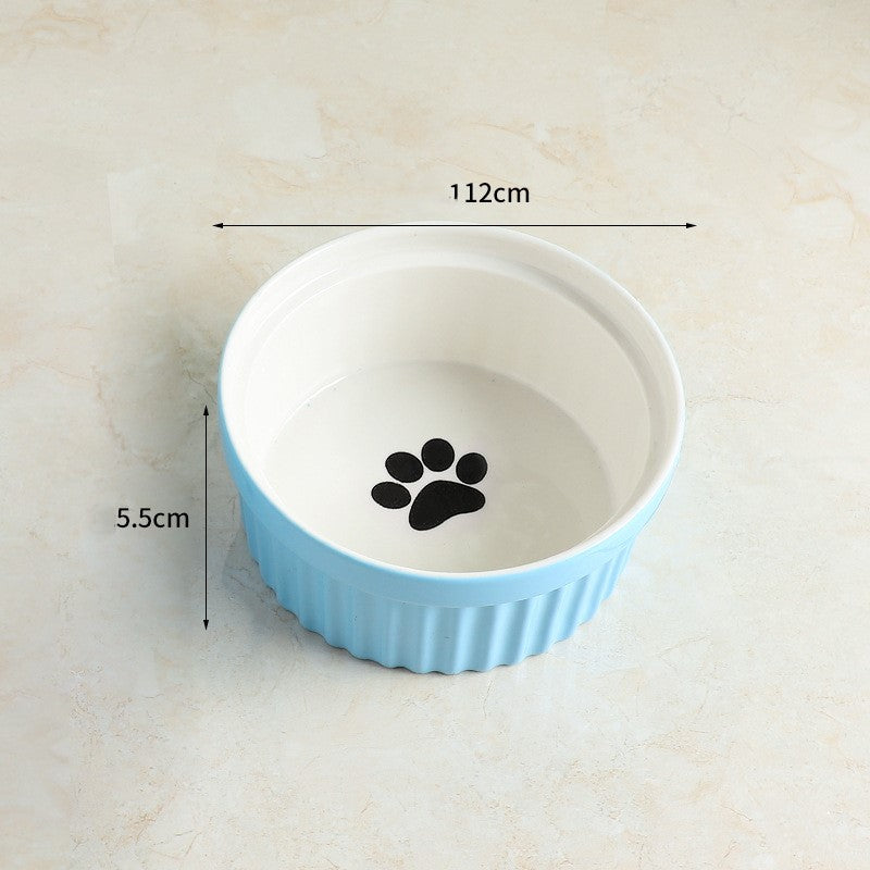 Cat Food Bowl that Protects Cervical Spine