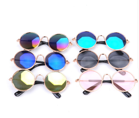 Vintage Round Pet Sunglasses