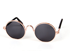 Vintage Round Pet Sunglasses