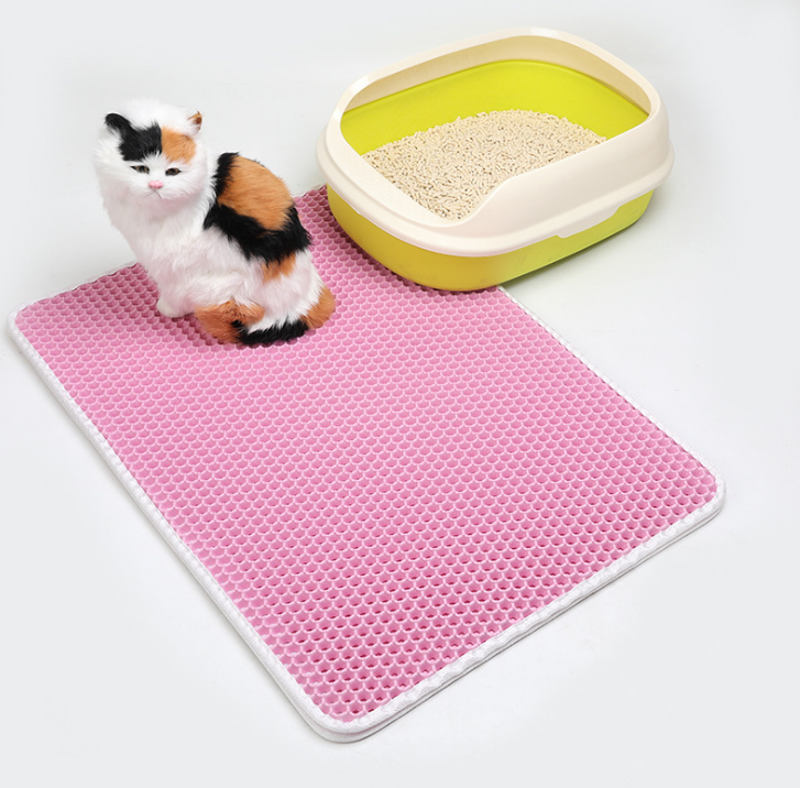 Cat Litter Mat Pet Supplies EVA Double Cat Litter Mat