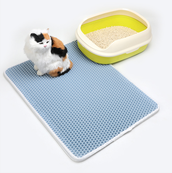 Cat Litter Mat Pet Supplies EVA Double Cat Litter Mat