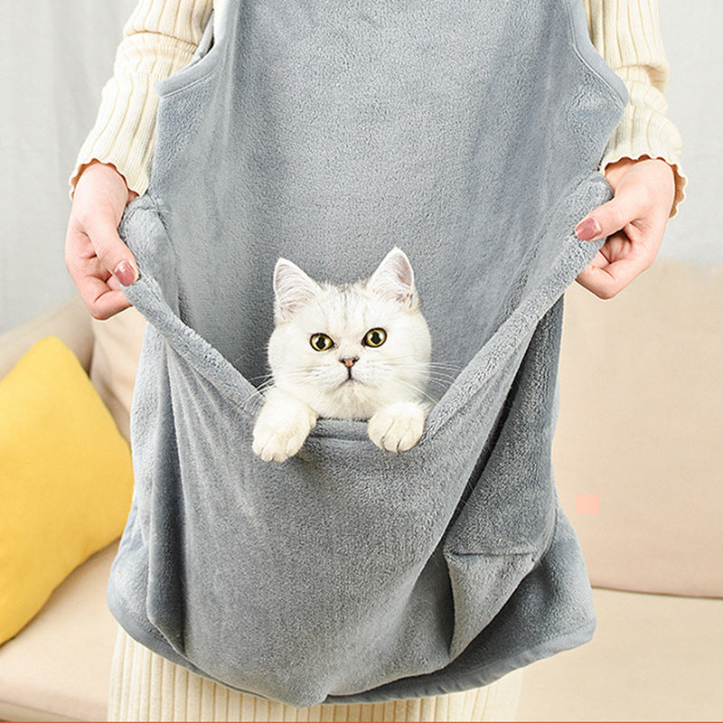 Pet Carrier Cat Apron for Outdoor, Travel, or Carry