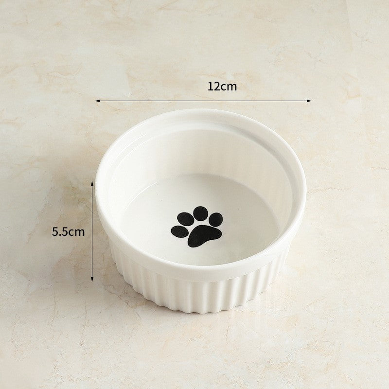 Cat Food Bowl that Protects Cervical Spine