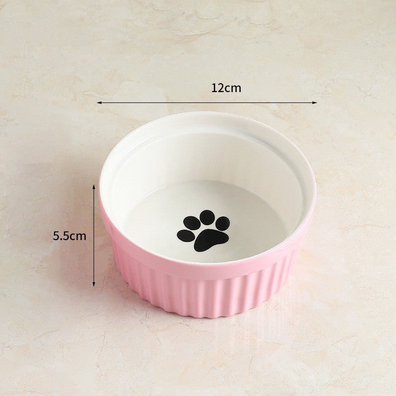 Cat Food Bowl that Protects Cervical Spine