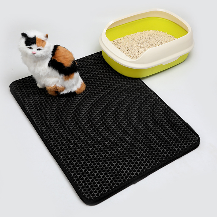 Cat Litter Mat Pet Supplies EVA Double Cat Litter Mat