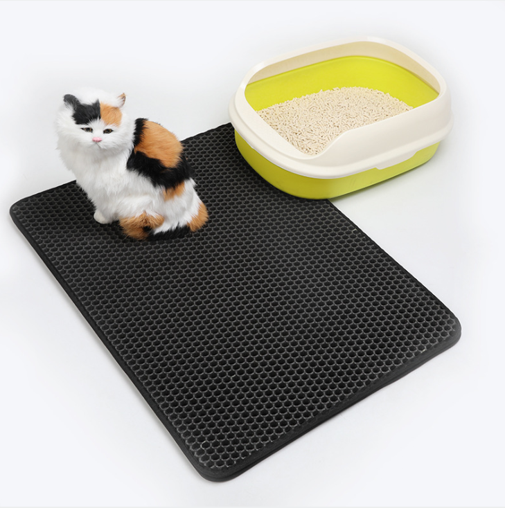 Cat Litter Mat Pet Supplies EVA Double Cat Litter Mat