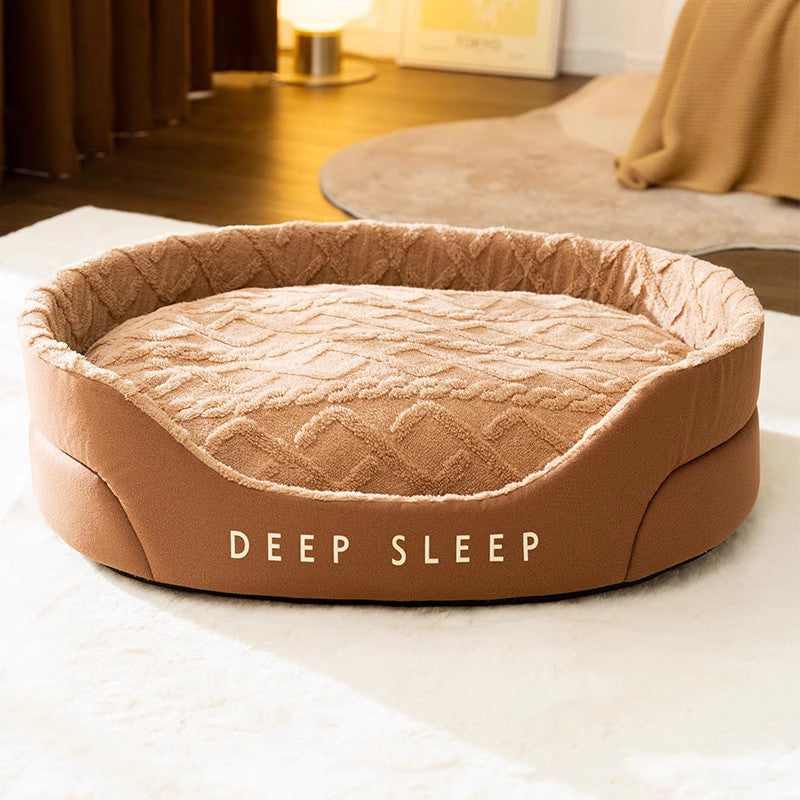 Deep Sleep Pet Nest: Warm Removable and Washable Bed.