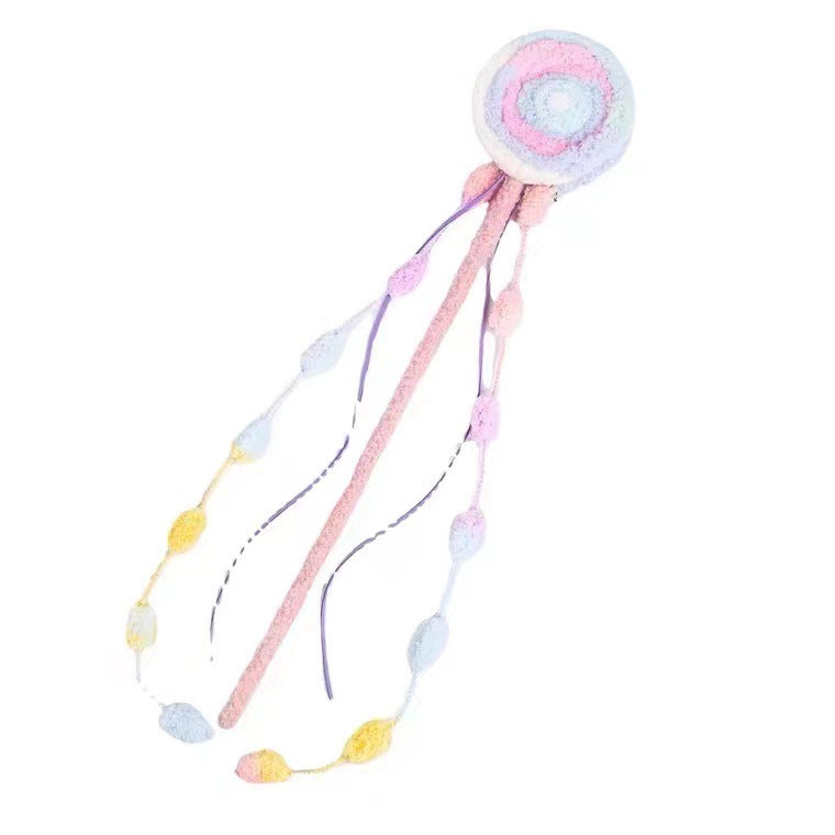 Velvet Lollipop Shape Cat Toy