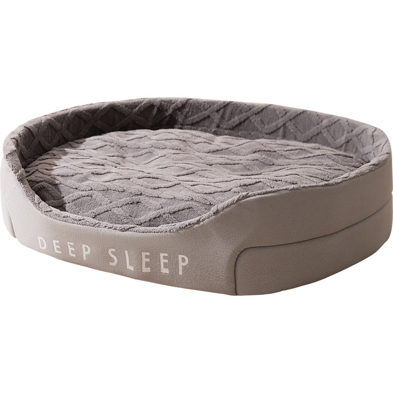 Deep Sleep Pet Nest: Warm Removable and Washable Bed.