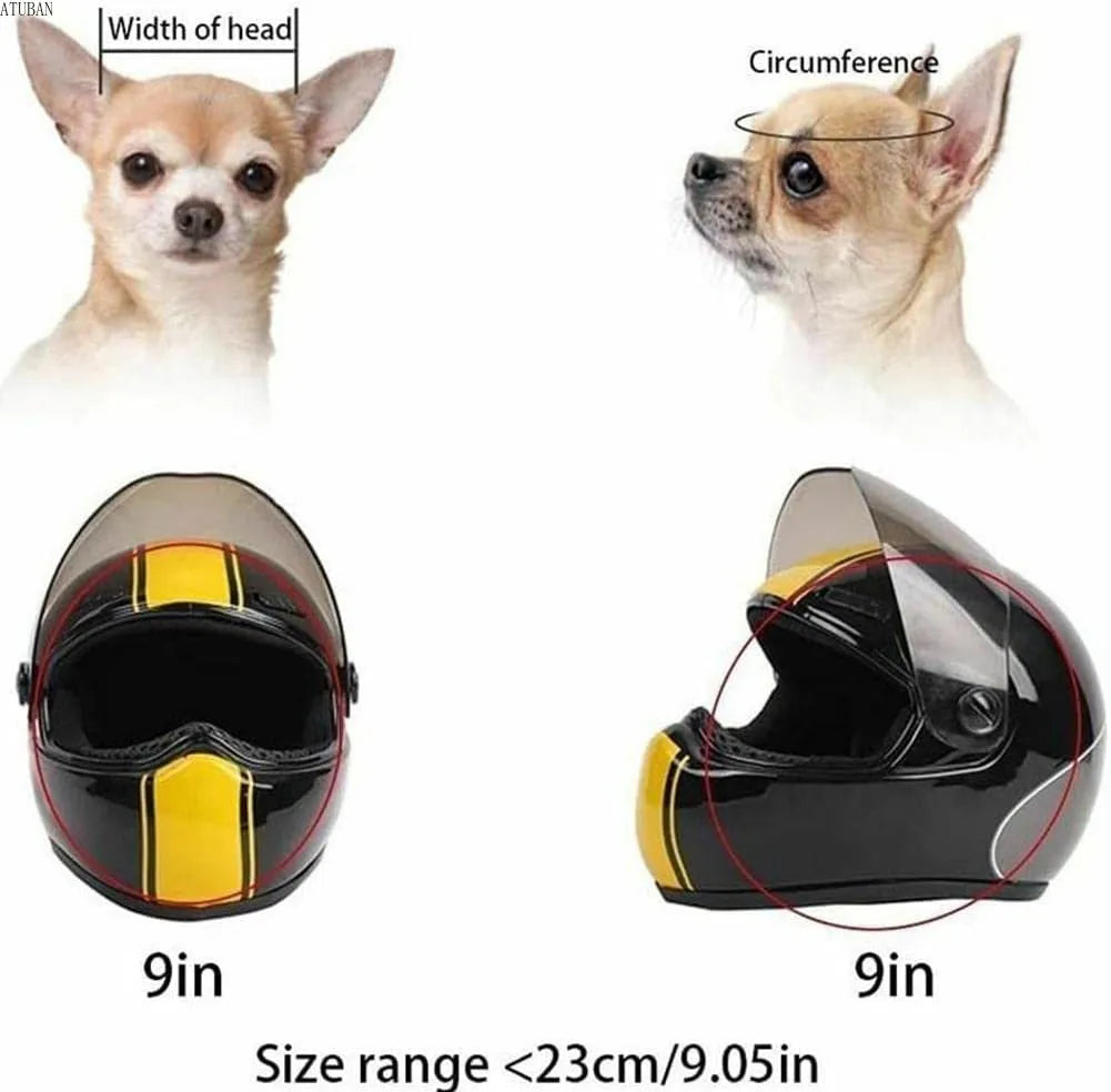 Small Pet Motorcycle Helmet