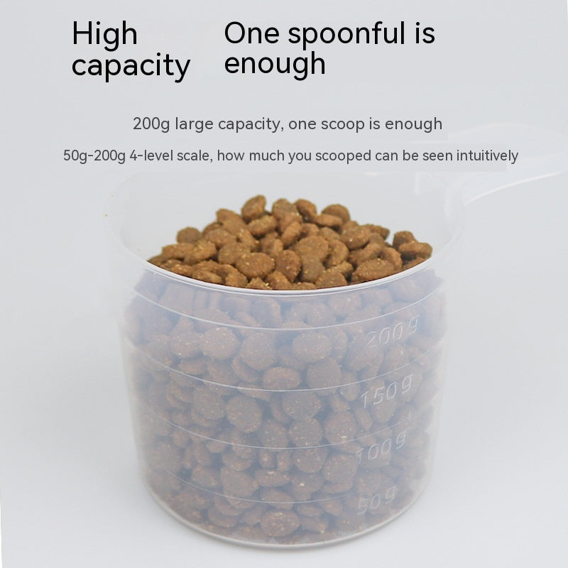 Pet Food Quantitative Spoon Large Capacity Graduated Measuring Cup Spoon