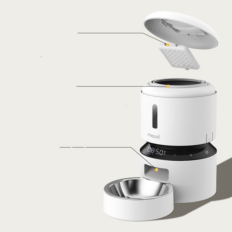 Automatic Cat Feeding Double Bowl