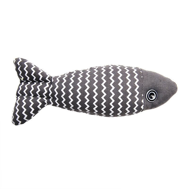 New Cat Toy Simulated Fish Molar Long Lasting Self-Hi Relieving Stuffy Pet Supplies